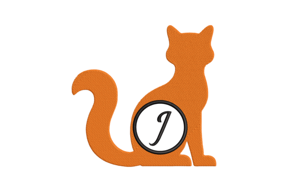 Cat Letter I: A Playful, Personalized Holiday Embroidery Staple