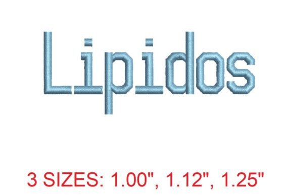 Lipidos Font: A Boutique Embroidery Designer’s First Look