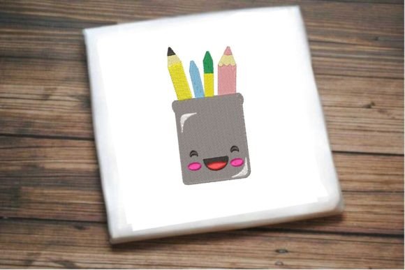 Smiling Pen Set: A Cheerful Back to School Embroidery Design That Actually Works